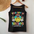 Groovy This Guy Is 100 Days Smarter 100Th Day Of School Boys Women Tank Top Personalized Gifts