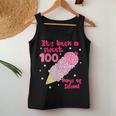 Groovy Ice Cream Cone 100 Days Of School Teacher Student Women Tank Top Unique Gifts