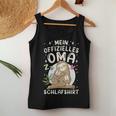 Großmutter & 2 Enkel Offizielles Oma Schlaf Faultier Tank Top Frauen Lustige Geschenke