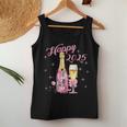 Happy 2025 Happy New Year New Year Sparkling Wine Party Tank Top Frauen Lustige Geschenke