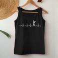 Heartbeat Baritone Ekg For Marching Band Mom Dad Women Tank Top Personalized Gifts
