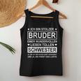 Ich Bin Stolzer Bruder Einer Wundervollen Liebe Schwester Tank Top Frauen Lustige Geschenke