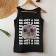 I'm Just A Girl Sad Hamster Meme Tank Top Frauen Lustige Geschenke