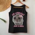 I'm Literally Just A Girl Trauriger Hamster Sad Hamster Meme Women Tank Top Personalized Gifts