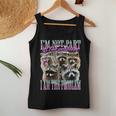 I'm Not Part Of The Problem Raccoon Meme Bootleg Women Tank Top Unique Gifts