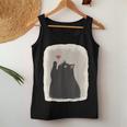Japanese Anime Cute Cat Heart Kawaii Black Cat Heart Girls Women Tank Top Personalized Gifts