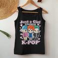 K-Pop Just A Girl Who Loves K-Pop Korean Pop Band Tank Top Frauen Lustige Geschenke