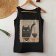 Kawaii Cat Eating Sushi Japanese Anime Cute Sushi Cat Girls Women Tank Top Personalized Gifts