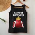 King Of Bowling Bowling Bowling Tank Top Frauen Lustige Geschenke