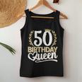 Ladies 50Th Birthday Woman 50S Birthday Birthday Queen 50 Tank Top Frauen Lustige Geschenke