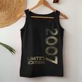 Limited Edition Jahrgang 2007 Junge Mädchen 18 Geburtstag Tank Top Frauen Lustige Geschenke