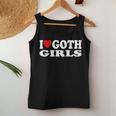 I Love Goth Girls I Heart Goth Girls Tank Top Frauen Lustige Geschenke