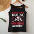 I Only Love Wrestling And My Mom Valentine's Day Wrestler Women Tank Top Personalized Gifts