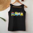 Mama Mom And Dad Birthday Princess Girl Family Matching Women Tank Top Funny Gifts