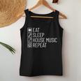 Mangez La Musique De Dortoir Edm Dj House Music Débardeur pour femme Cadeaux drôles