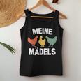 Meine Mädels Chicken Humourintage Tank Top Frauen Lustige Geschenke
