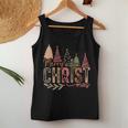 Merry Christmas Christian Christmas Tree Tank Top Frauen Lustige Geschenke