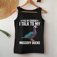 Muscovy Duck Dad Muscovy Duck Necklace Food Muscovy Ducks Women Tank Top Personalized Gifts