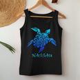 Nassau Bahamas Vintage Retro Tribal Sea Turtle Vacation Women Tank Top Personalized Gifts