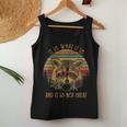 Raccoon Cartoon Unisex Tank Top - Fun Trash Panda Design Unique Gifts