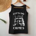 Raccoon 'Let's Do Crimes' Cute Animals Unisex Tank Top Unique Gifts