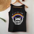 Raccoon LGBTQ Pride Tank Top - Be Gay Do Crime Rainbow Design Unique Gifts