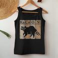 Raccoon Lover Chemistry Elements Women's Tank Top - Fun & Educational Unique Gifts