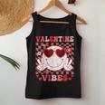Retro Groovy Valentines Day Girl Valentine Vibes Women Tank Top Personalized Gifts