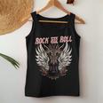Rock And Roll Guitarraintage Rock Música Camiseta sin mangas para mujer Regalos divertidos