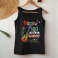 Rockin' 100 Days Of School Guitar Student Music Teacher Women Tank Top Unique Gifts