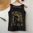 Roma Spqr Historia Romana Camiseta sin mangas para mujer Regalos divertidos