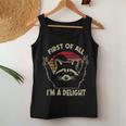 Sarcastic Raccoon Lover Tank Top for Women | Fun & Playful Unique Gifts