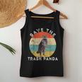 Save The Raccoon Retro Sunset Women's Tank Top Unique Gifts