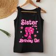Sister Of The Birthday Girl Doll Birthday Family Matching Women Tank Top Unique Gifts