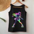 Skating Girl Roller Skater Disco 70 80 Retro Party Camiseta sin mangas para mujer Regalos divertidos