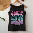 Sorry I Can't It's Competition Season Retro Cheer Mom Life Women Tank Top Personalized Gifts