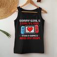 Sorry Girls I Only Love Video Games & My Mom Valentine Boys Women Tank Top Personalized Gifts
