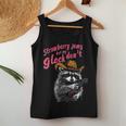 Strawberry Jams But My Don't Raccoon Women Tank Top Unique Gifts