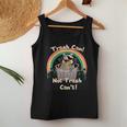 Trash Can Not Trash Can't Raccoon Women Tank Top Unique Gifts
