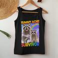 Tummy Ache Survivor Raccoon Small Women Tank Top Unique Gifts