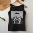 UFO Raccoon Unisex Tank Top - Alien Theme for Men, Women, Kids Unique Gifts
