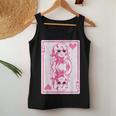 Valentine's Day Queen Of Hearts Cute Pink Dolly Valentine Women Tank Top Unique Gifts