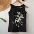 Vintage Cowboy Raccoon Tank Top - 90s Western Retro Style for Women Unique Gifts