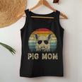 Vintage Pig Mom Pig Lovers Mommy Mother's Day Women Tank Top Personalized Gifts