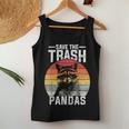 Vintage Raccoon Tank Top - Eco-Friendly Wildlife for Women Unique Gifts