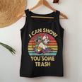 Vintage Raccoon Tank Top for Women - Rustic Trash Chic Unique Gifts