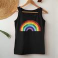 Vintage Rainbow With Beautiful Colourful Colours Love Peace Tank Top Frauen Lustige Geschenke