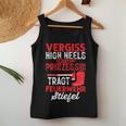 Women's Diese Prinzessin Trägt Feuerwehr Stiefel German Tank Top Frauen Lustige Geschenke