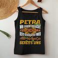 Women's First Name Petra Personalised Name Tank Top Frauen Lustige Geschenke