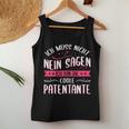 Women's Ich Muss Nicht Nein Sagen Ich Bin Die Coole Patentantant Tank Top Frauen Lustige Geschenke